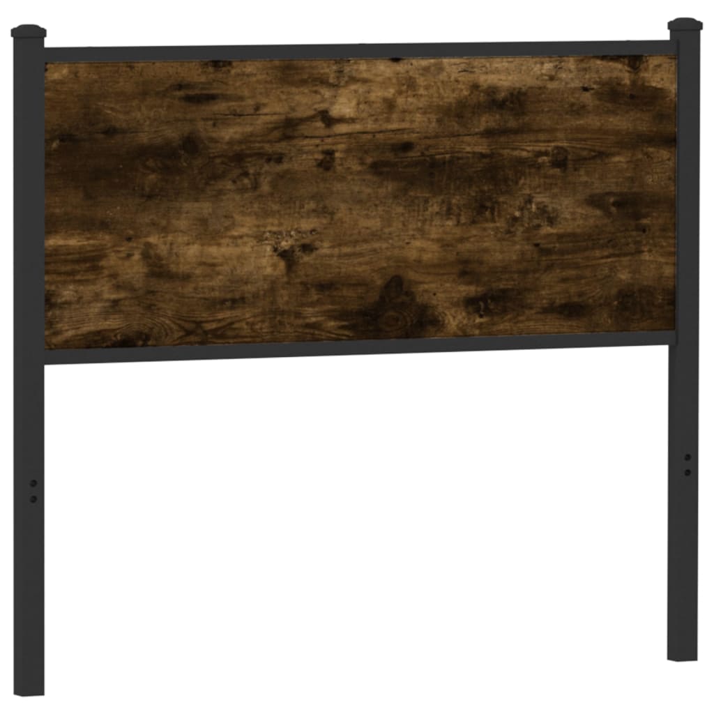 Replace Headboard Smoked Oak 100 cm Engineered Wood and Steel