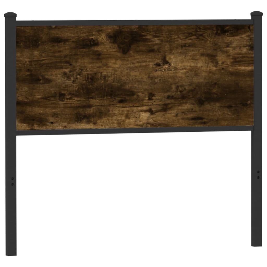 Replace Headboard Smoked Oak 107 cm Engineered Wood and Steel
