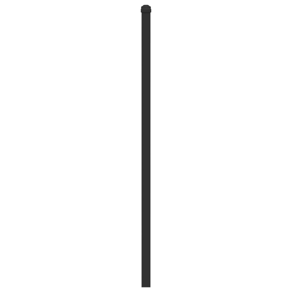 Replace Headboard Smoked Oak 120 cm Engineered Wood and Steel