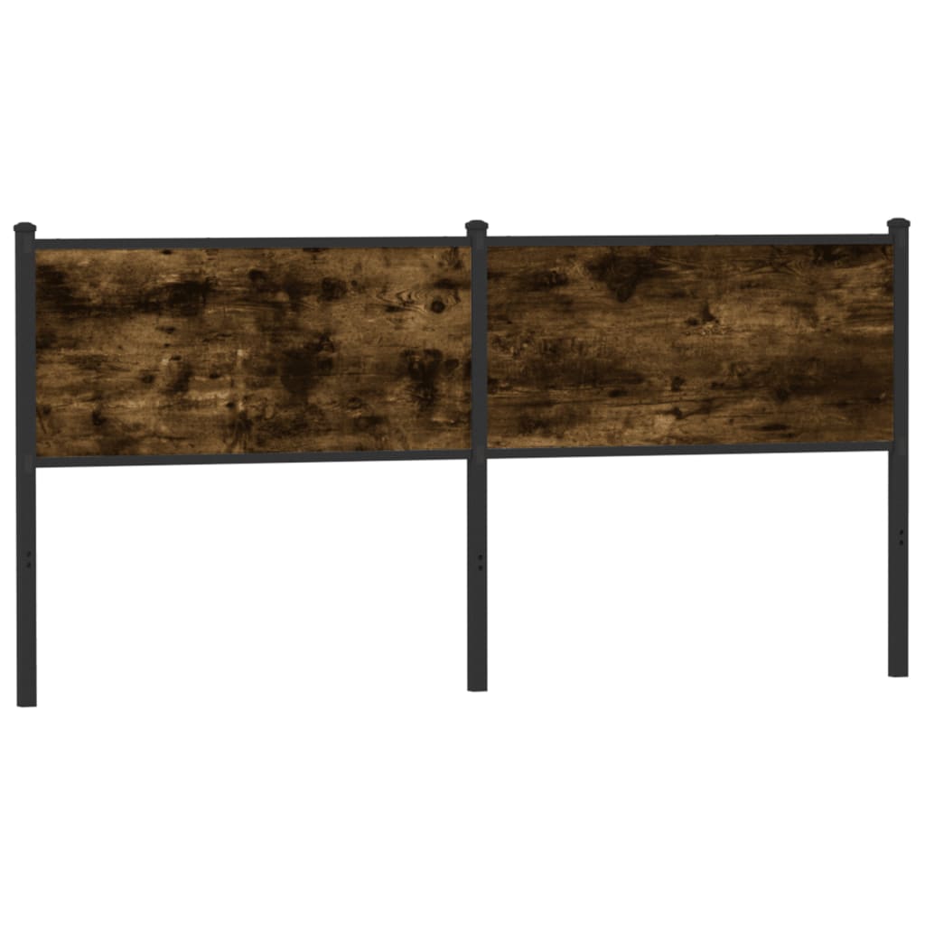 Replace Headboard Smoked Oak 160 cm Engineered Wood and Steel