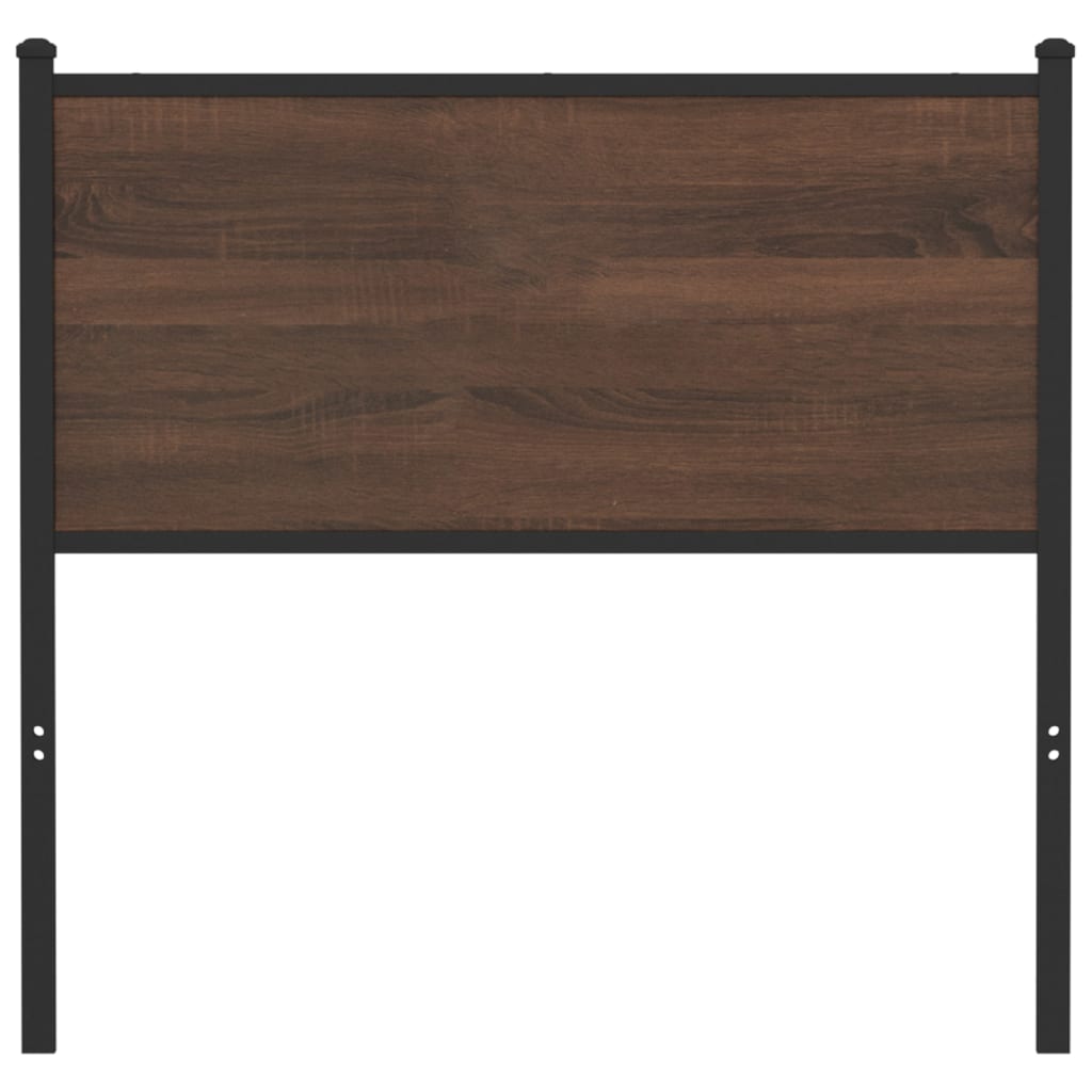 Replace Headboard Brown Oak 80 cm Engineered Wood and Steel