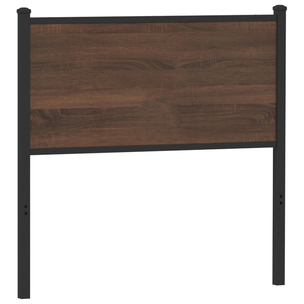 Replace Headboard Brown Oak 80 cm Engineered Wood and Steel