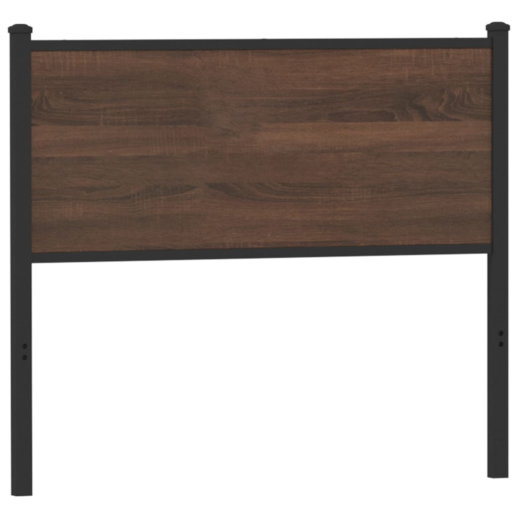 Replace Headboard Brown Oak 100 cm Engineered Wood and Steel