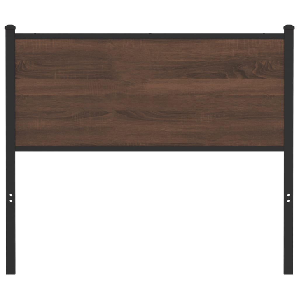 Replace Headboard Brown Oak 100 cm Engineered Wood and Steel