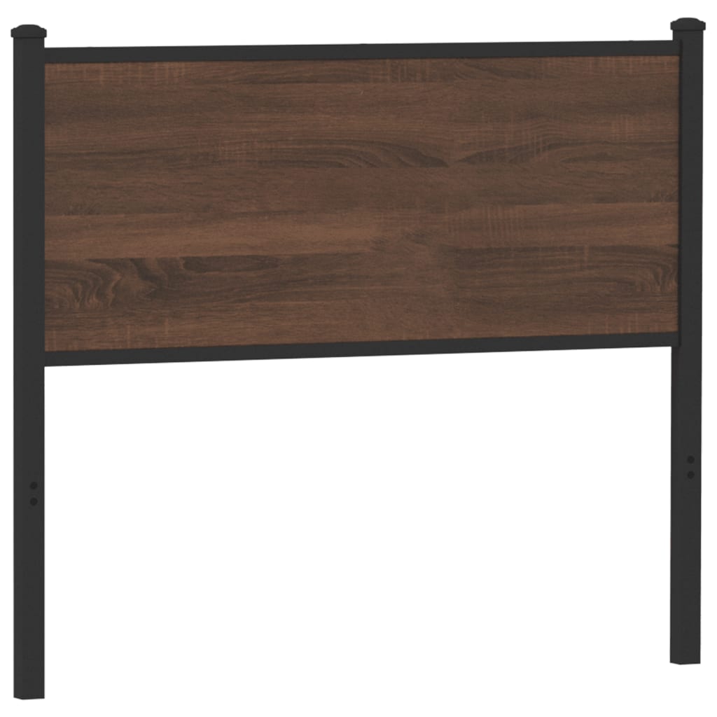 Replace Headboard Brown Oak 100 cm Engineered Wood and Steel