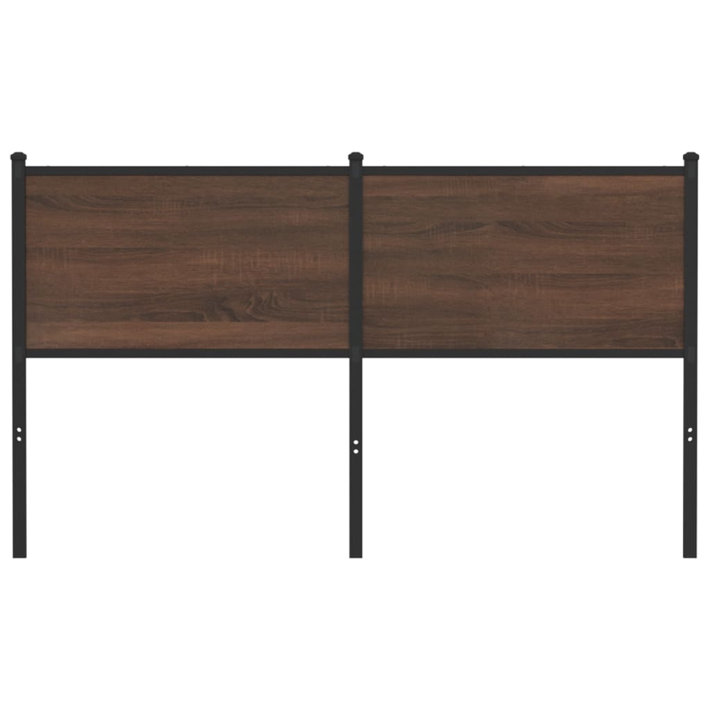 Replace Headboard Brown Oak 140 cm Engineered Wood and Steel