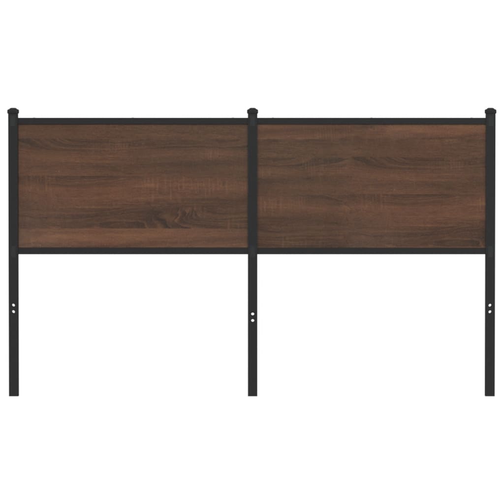 Replace Headboard Brown Oak 150 cm Engineered Wood and Steel
