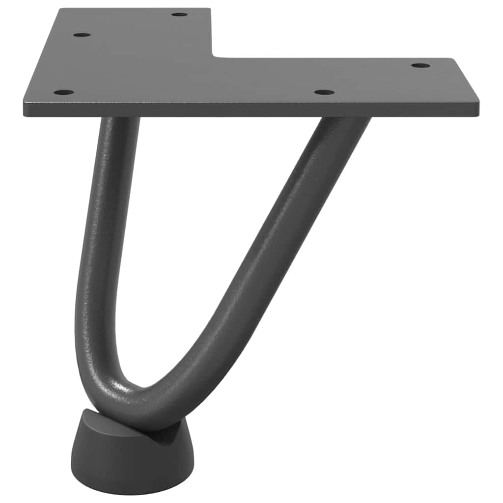 Hairpin Legs for Coffee Table 4 pcs Anthracite 10 cm Solid Steel