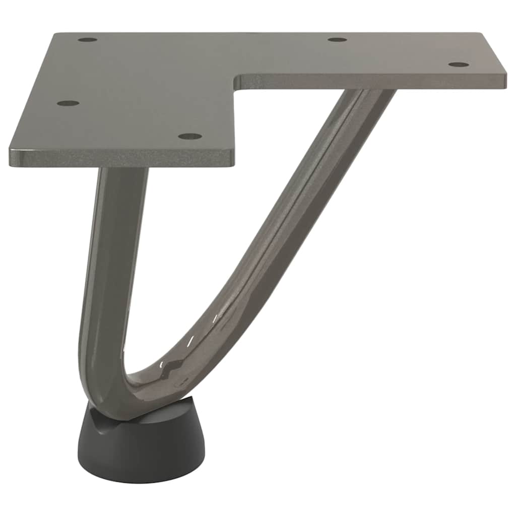 Hairpin Legs for Coffee Table 4 pcs Natural Steel 10 cm Solid Steel