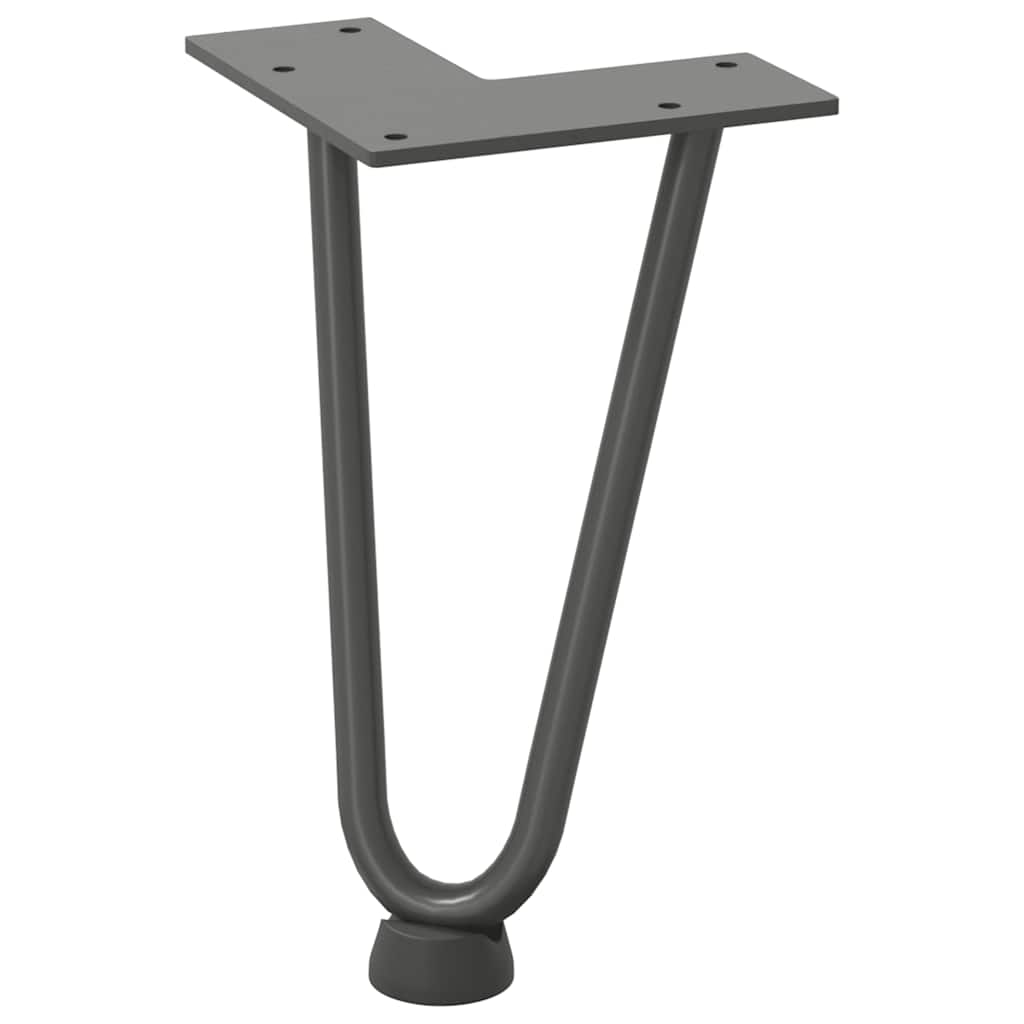Hairpin Legs for Coffee Table 4 pcs Anthracite 20 cm Solid Steel