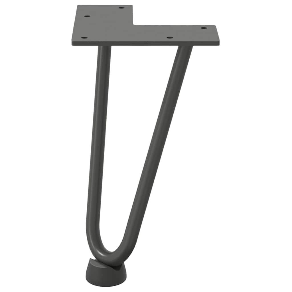 Hairpin Legs for Coffee Table 4 pcs Anthracite 20 cm Solid Steel