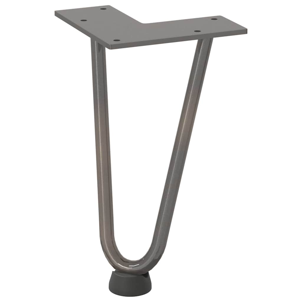 Hairpin Legs for Coffee Table 4 pcs Natural Steel 20 cm Solid Steel