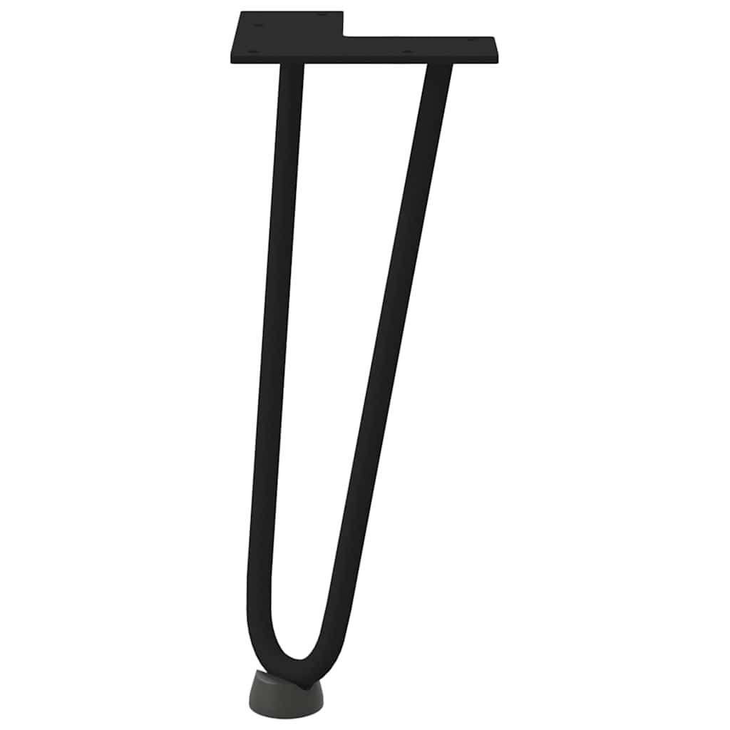 Hairpin Legs for Coffee Table 4 pcs Black 30 cm Solid Steel