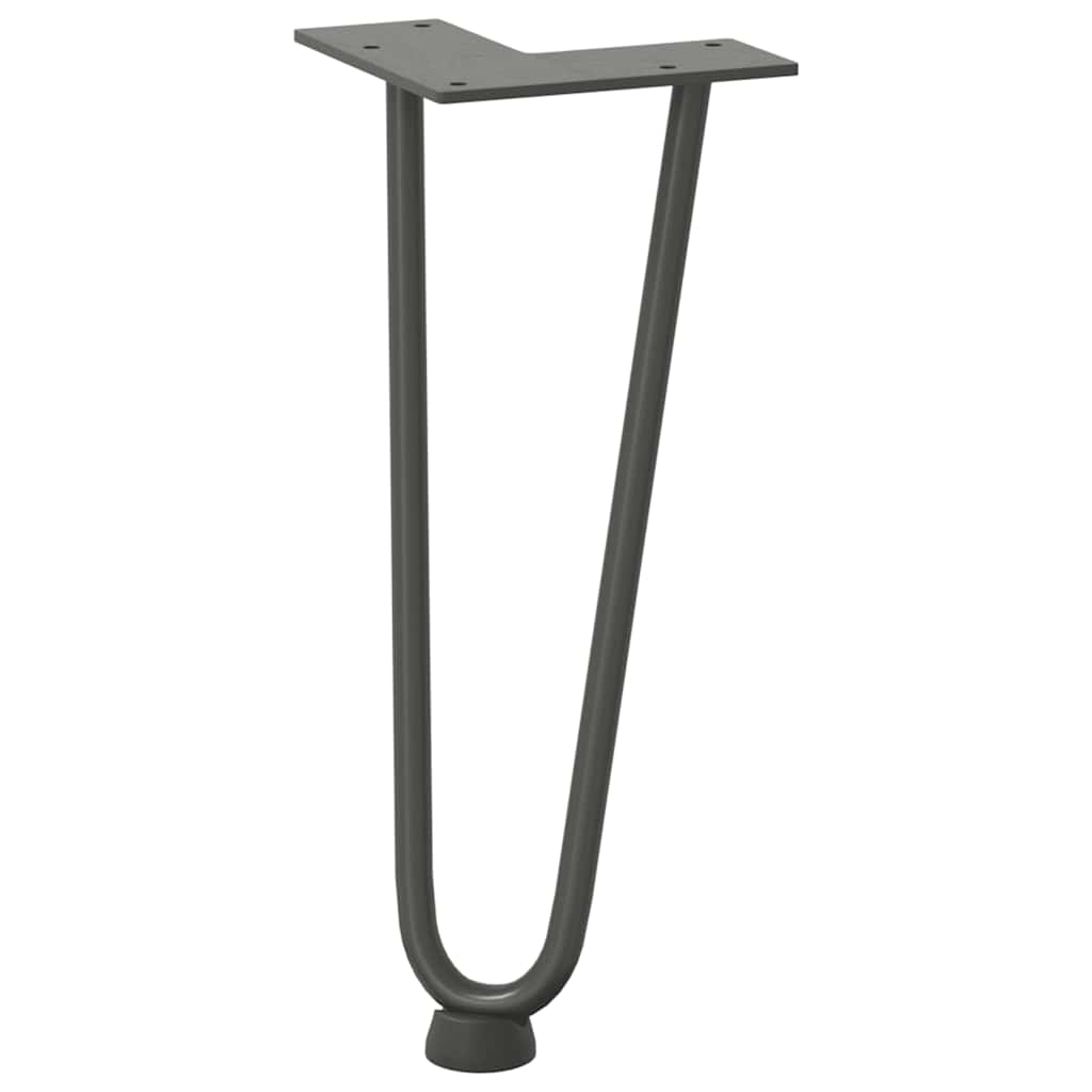 Hairpin Legs for Coffee Table 4 pcs Anthracite 30 cm Solid Steel