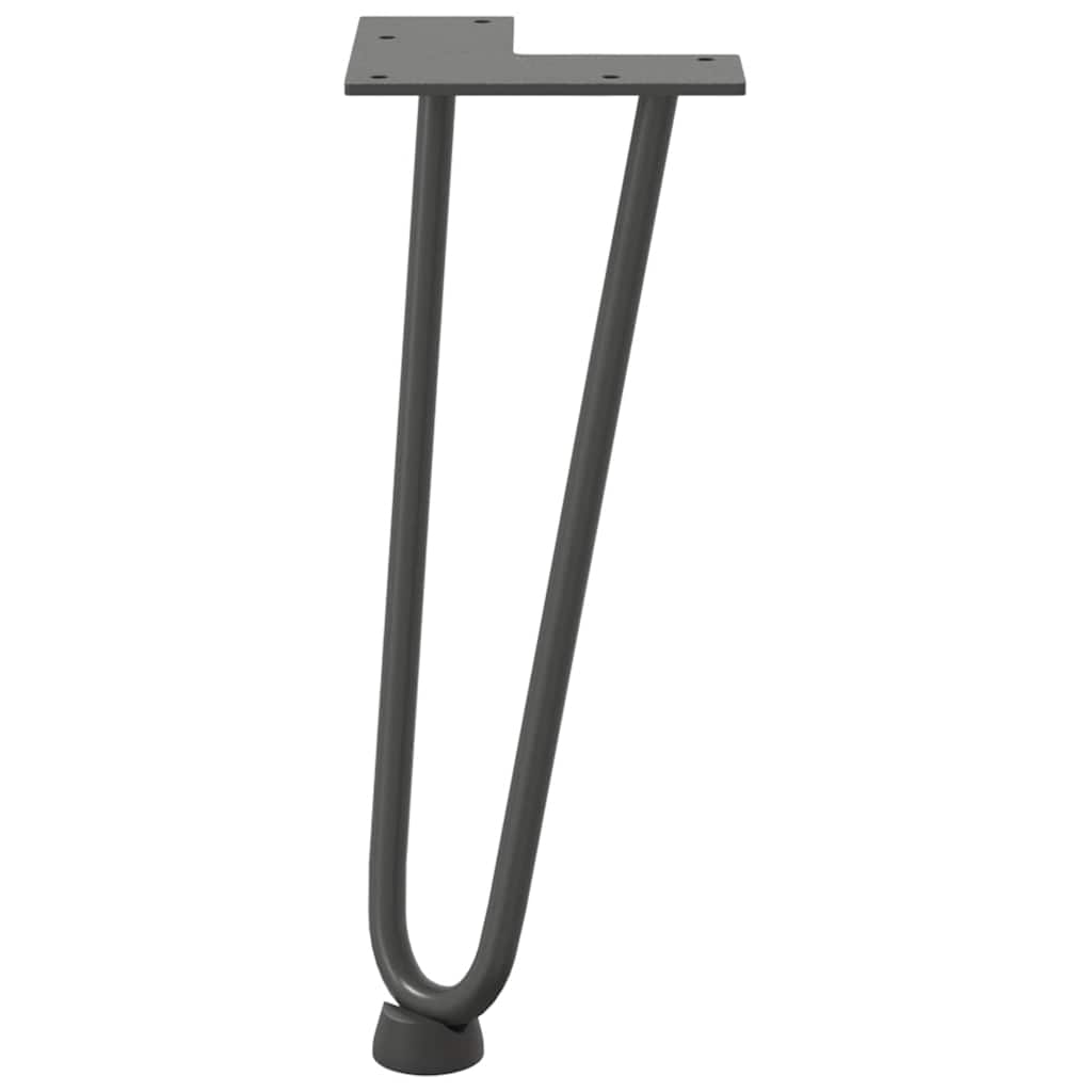 Hairpin Legs for Coffee Table 4 pcs Anthracite 30 cm Solid Steel