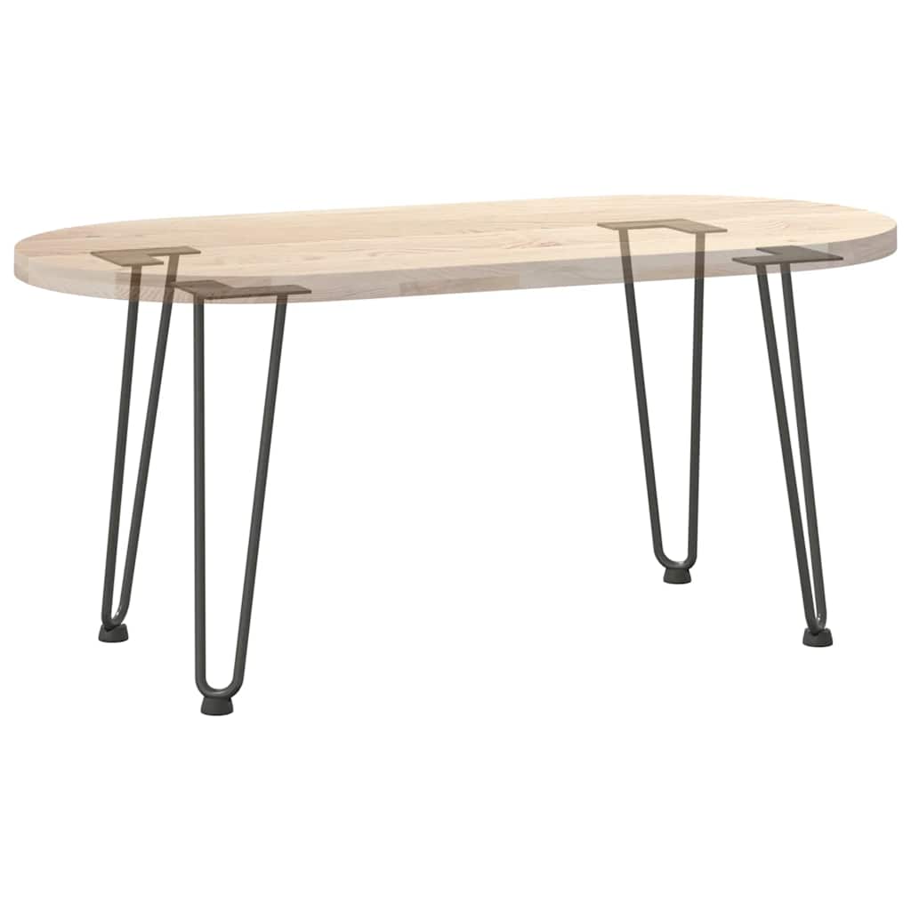 Hairpin Legs for Coffee Table 4 pcs Black 42 cm Solid Steel