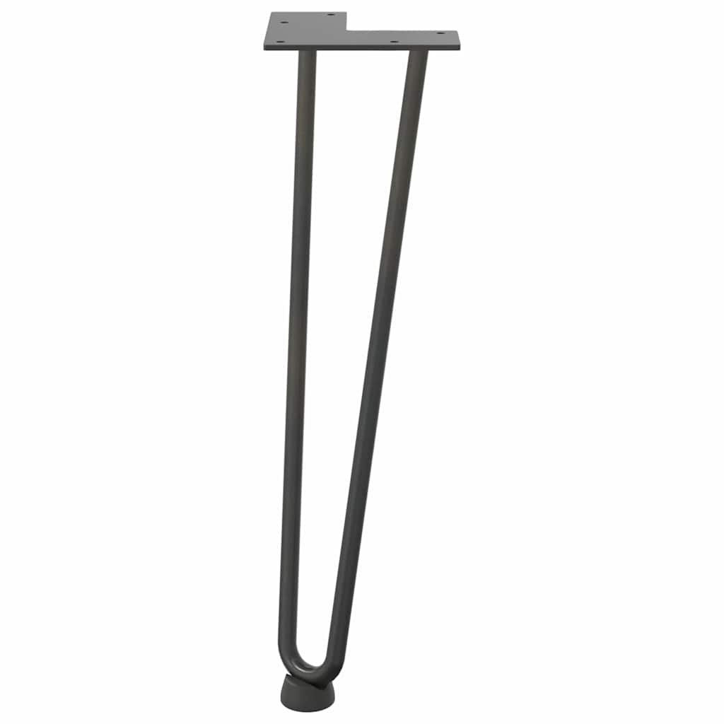 Hairpin Legs for Coffee Table 4 pcs Anthracite 42 cm Solid Steel