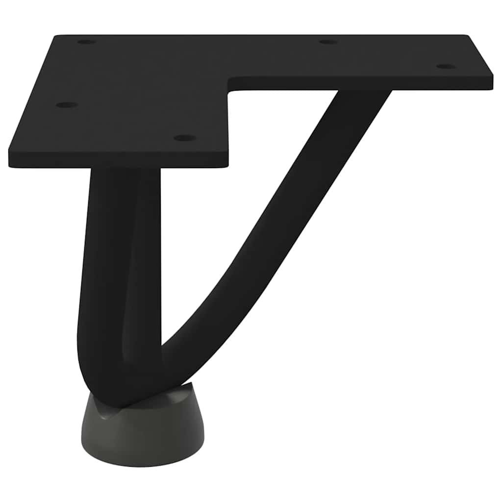 Hairpin Legs for Coffee Table 4 pcs Black 10 cm Solid Steel