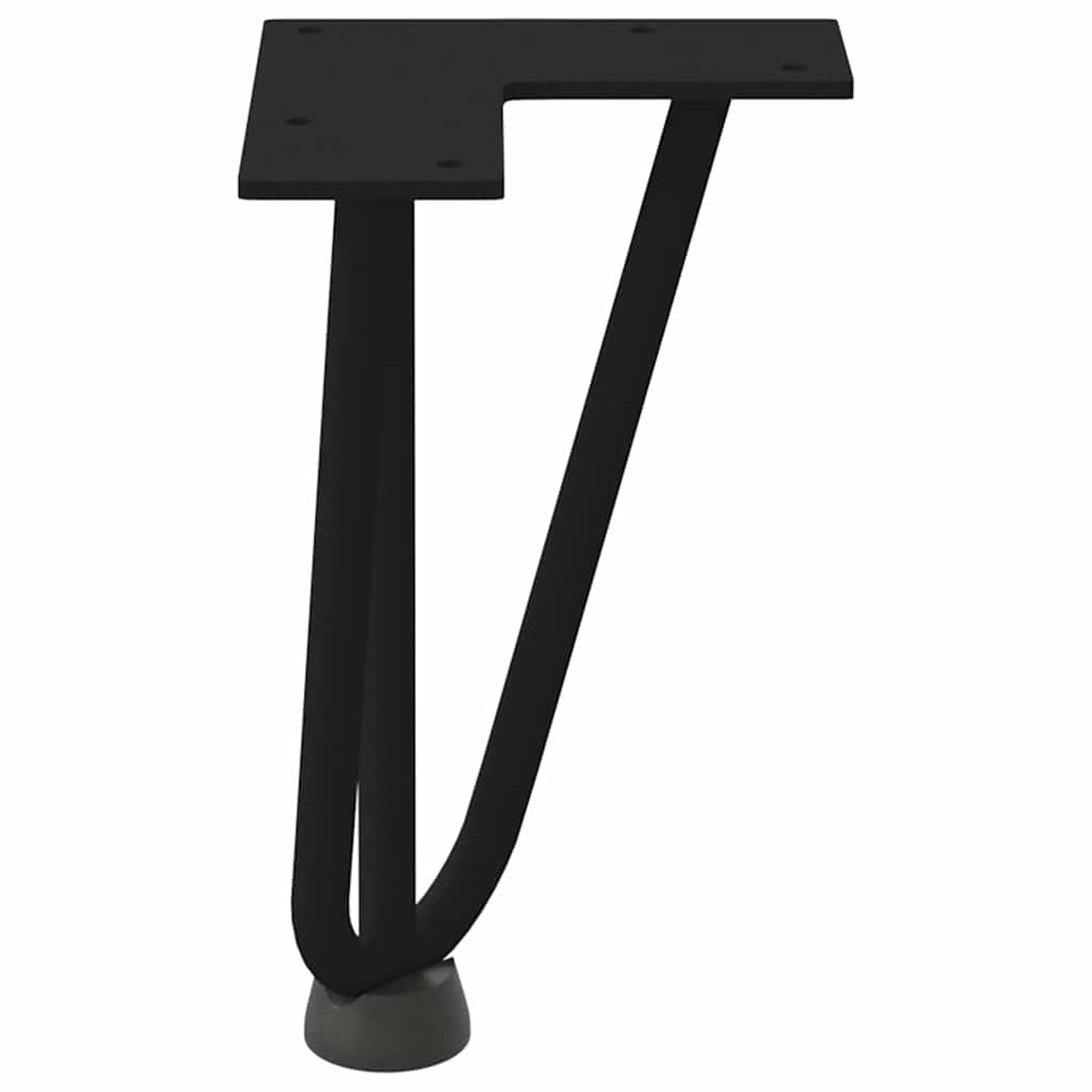Hairpin Legs for Coffee Table 4 pcs Black 20 cm Solid Steel