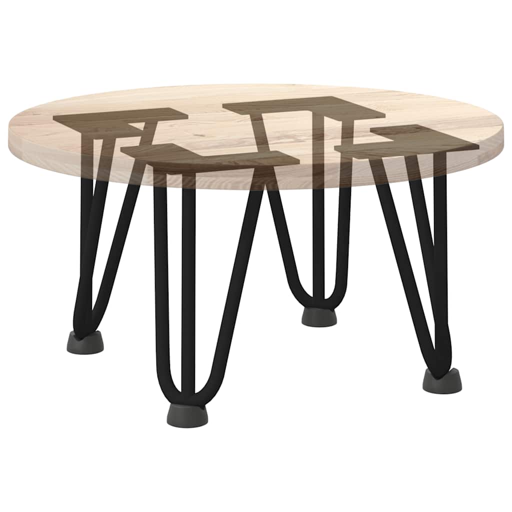 Hairpin Legs for Coffee Table 4 pcs Black 20 cm Solid Steel