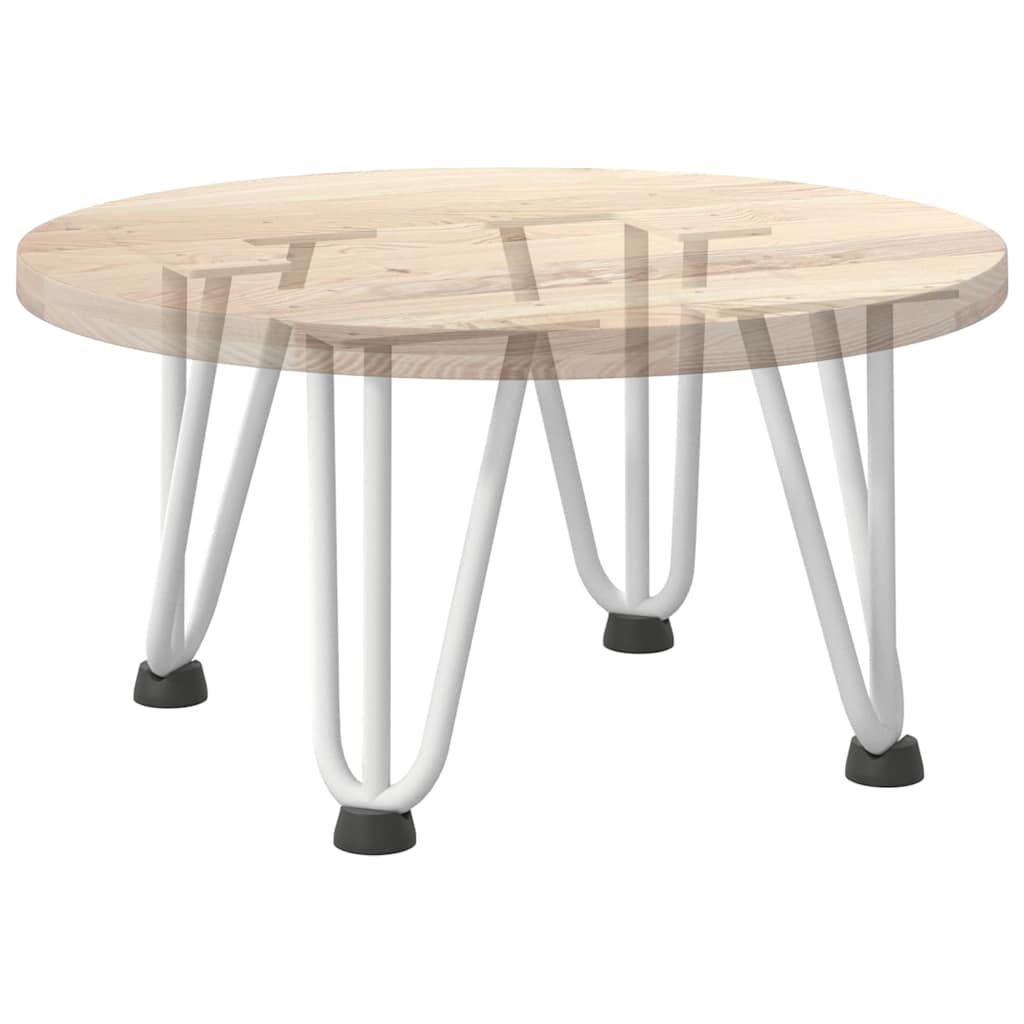 Hairpin Legs for Coffee Table 4 pcs White 20 cm Solid Steel