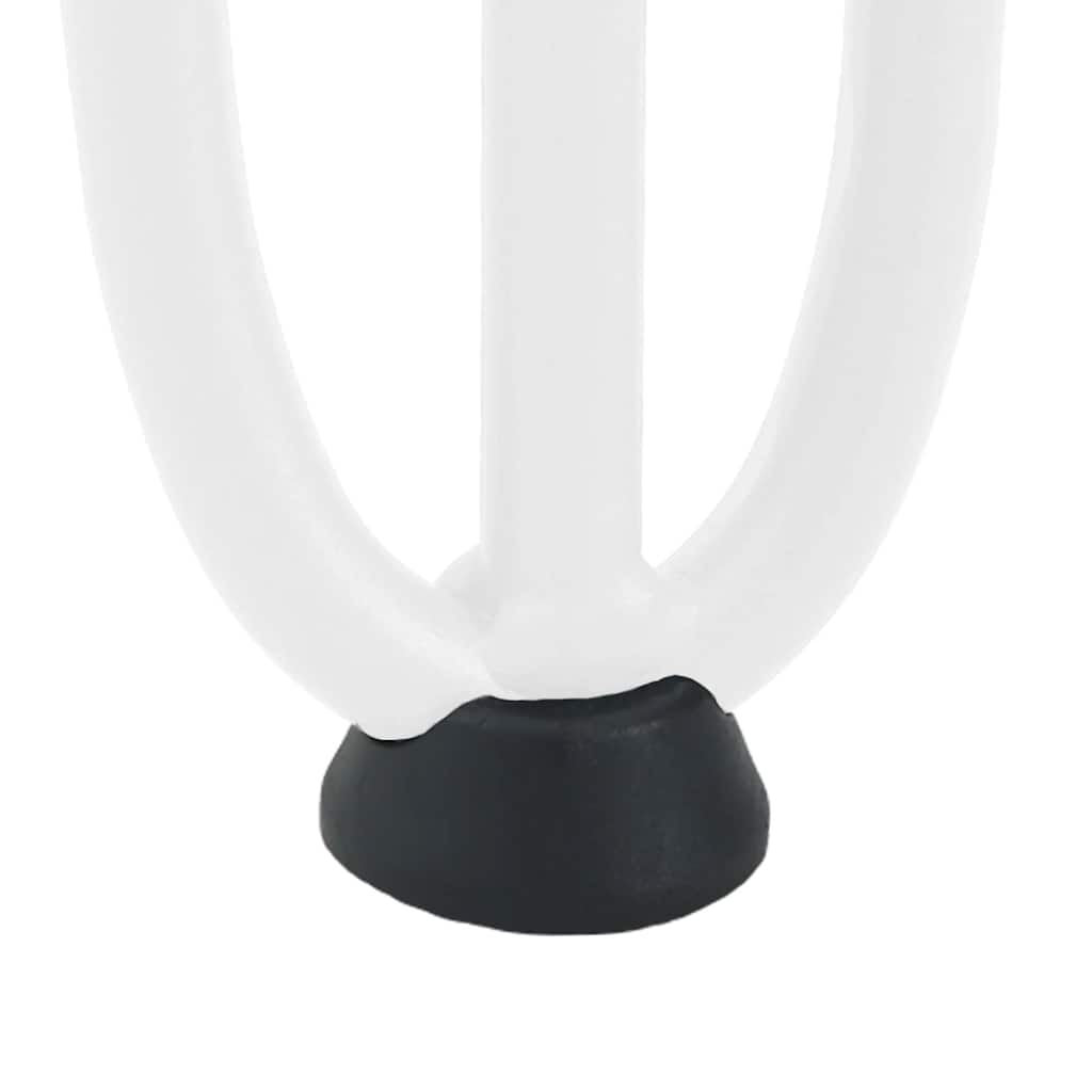 Hairpin Legs for Coffee Table 4 pcs White 20 cm Solid Steel