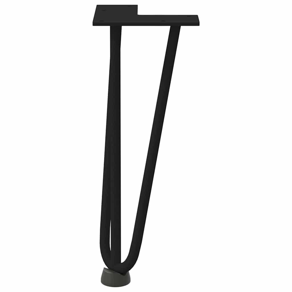 Hairpin Legs for Coffee Table 4 pcs Black 30 cm Solid Steel