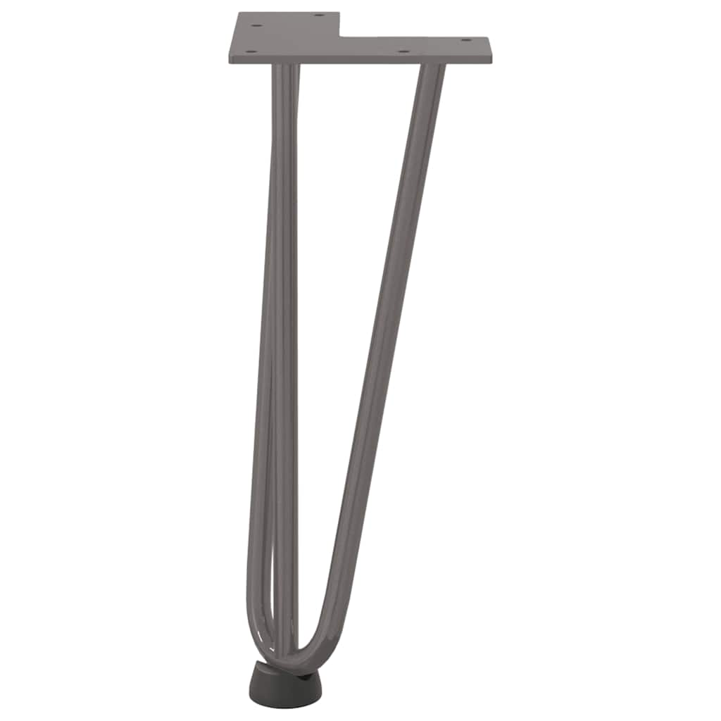Hairpin Legs for Coffee Table 4 pcs Natural Steel 30 cm Solid Steel