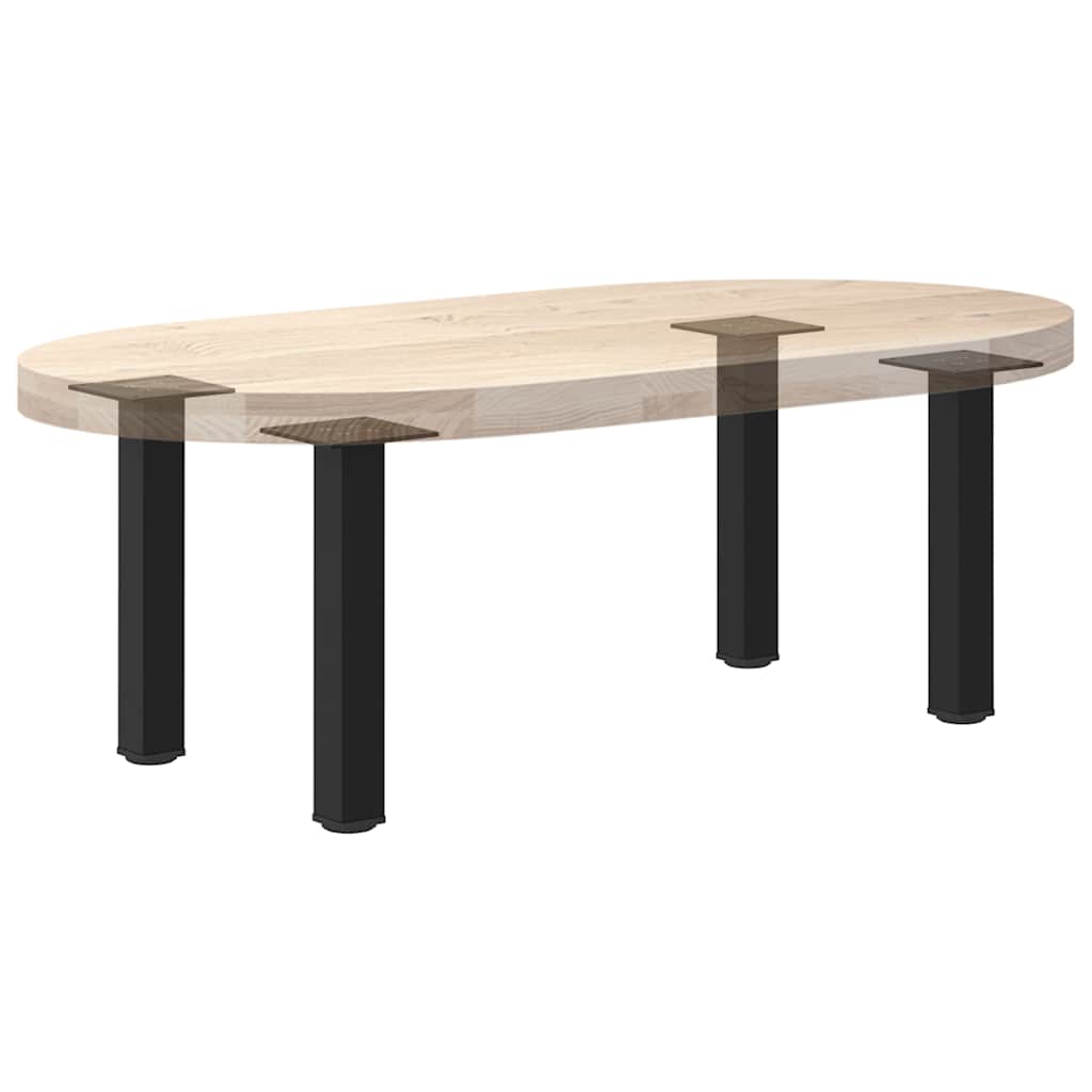 Coffee Table Legs 4 pcs Black 30-32 cm Steel