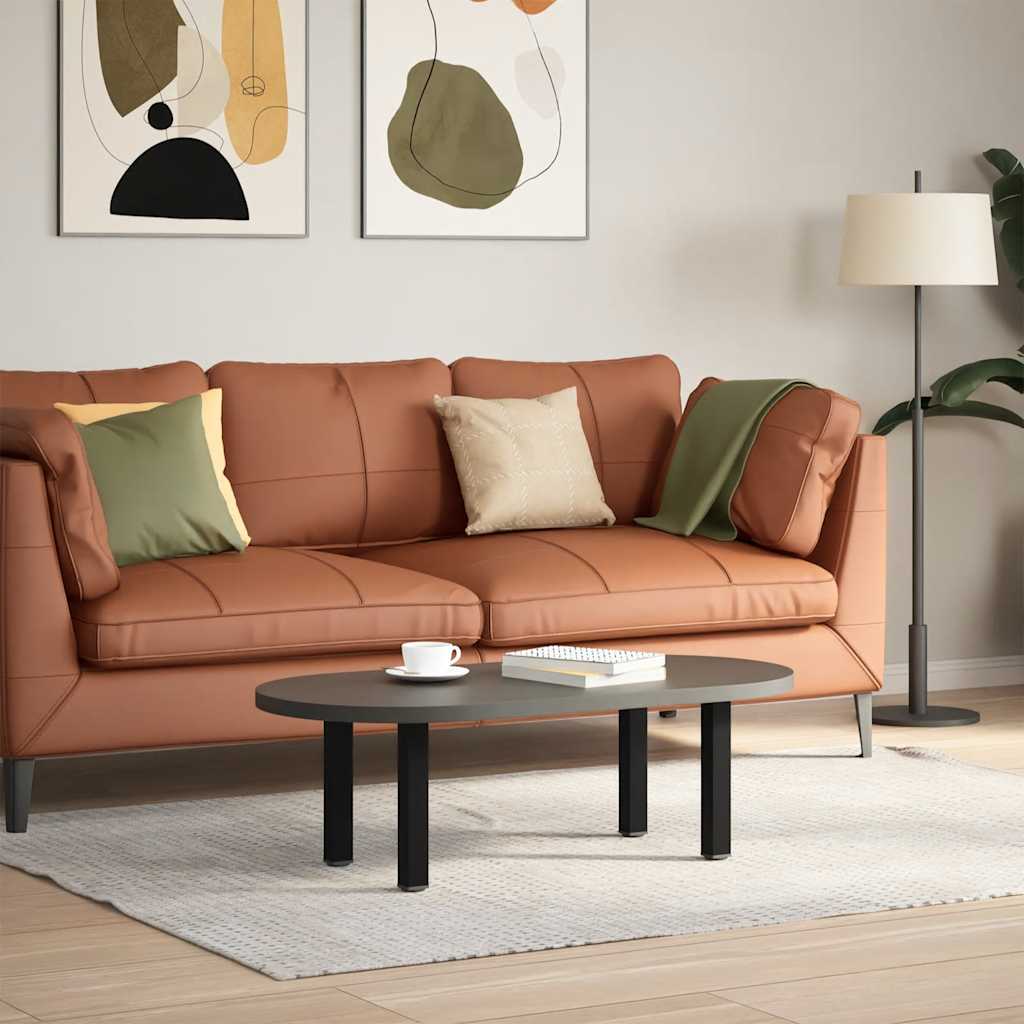 Coffee Table Legs 4 pcs Black 42-44 cm Steel
