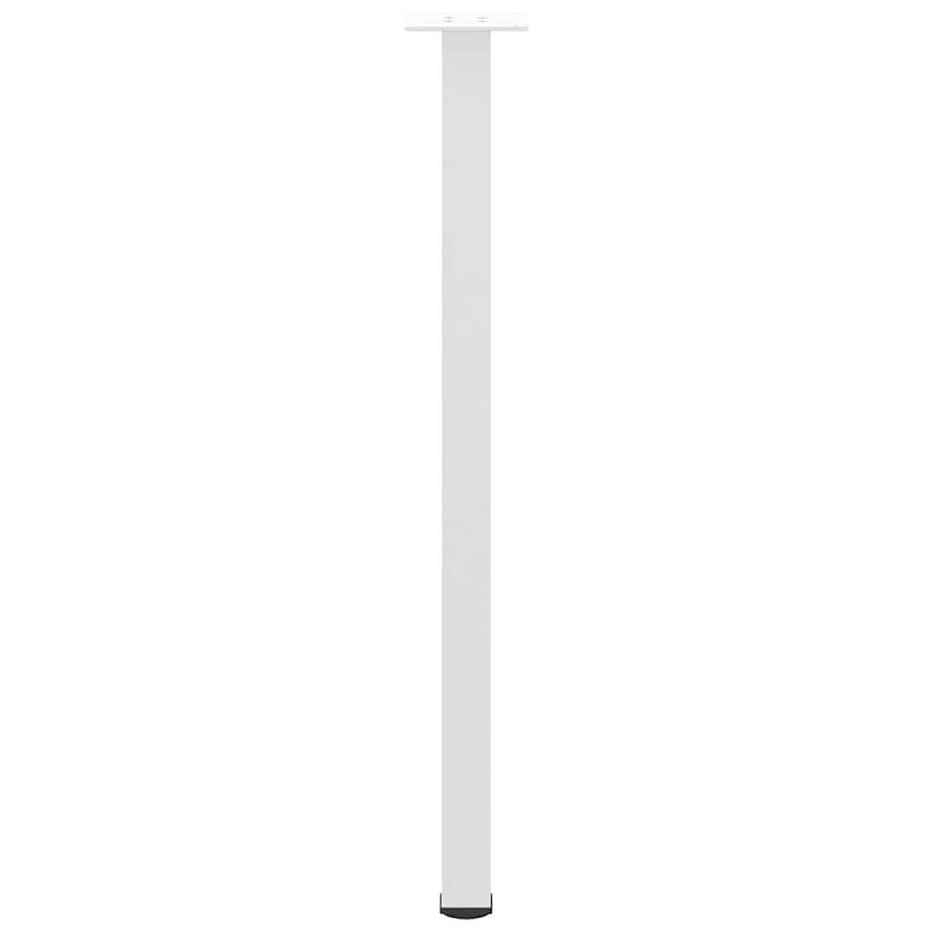 Console Table Legs 4 pcs White 72-74 cm Steel