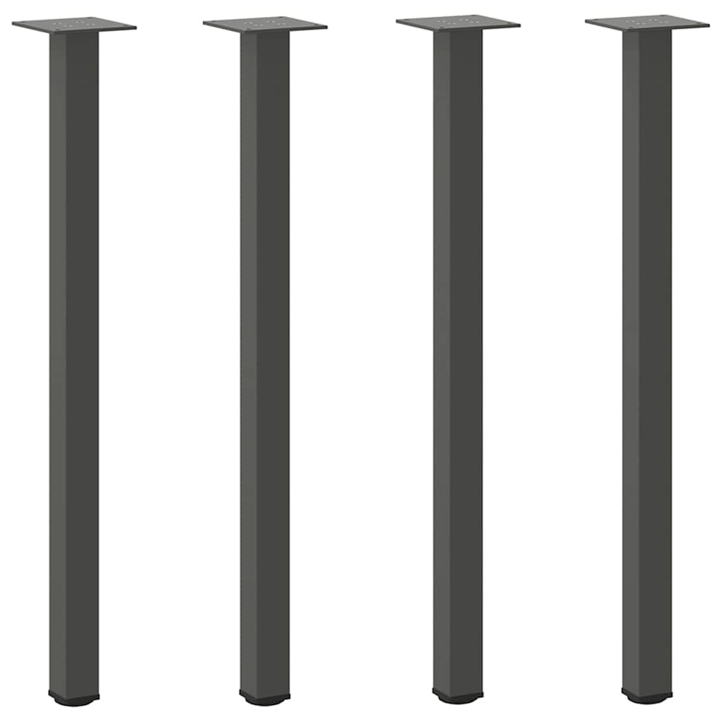 Console Table Legs 4 pcs Anthracite 72-74 cm Steel