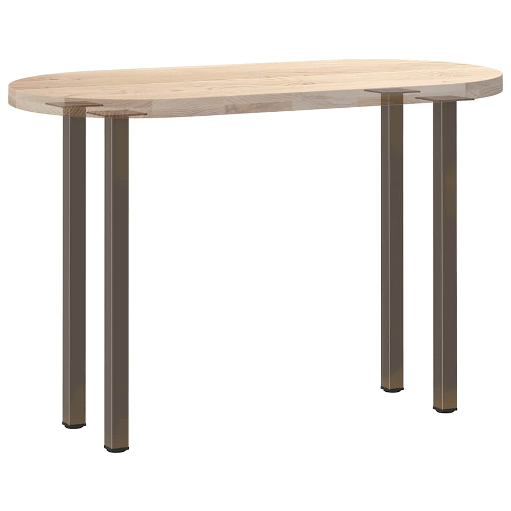 Console Table Legs 4 pcs Natural Steel 72-74 cm Steel