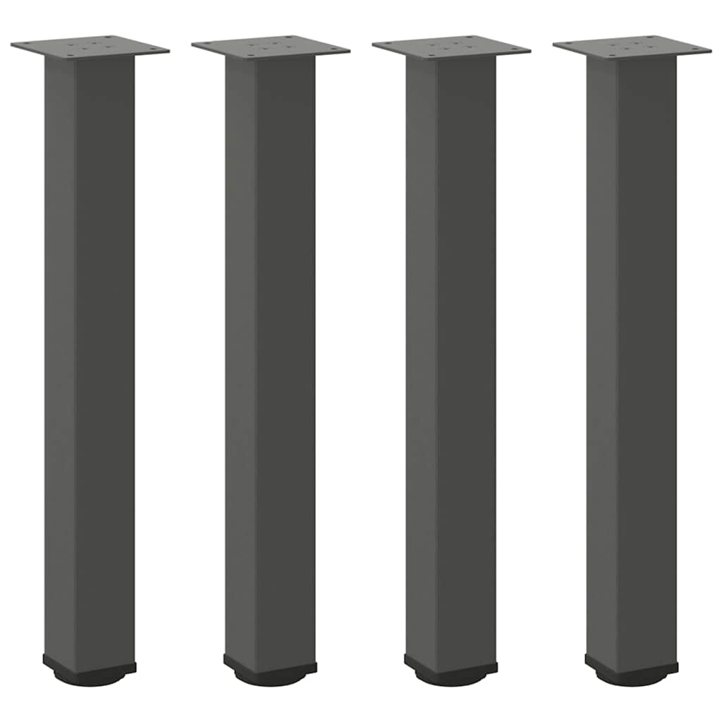 Console Table Legs 4 pcs Anthracite 72-74 cm Steel
