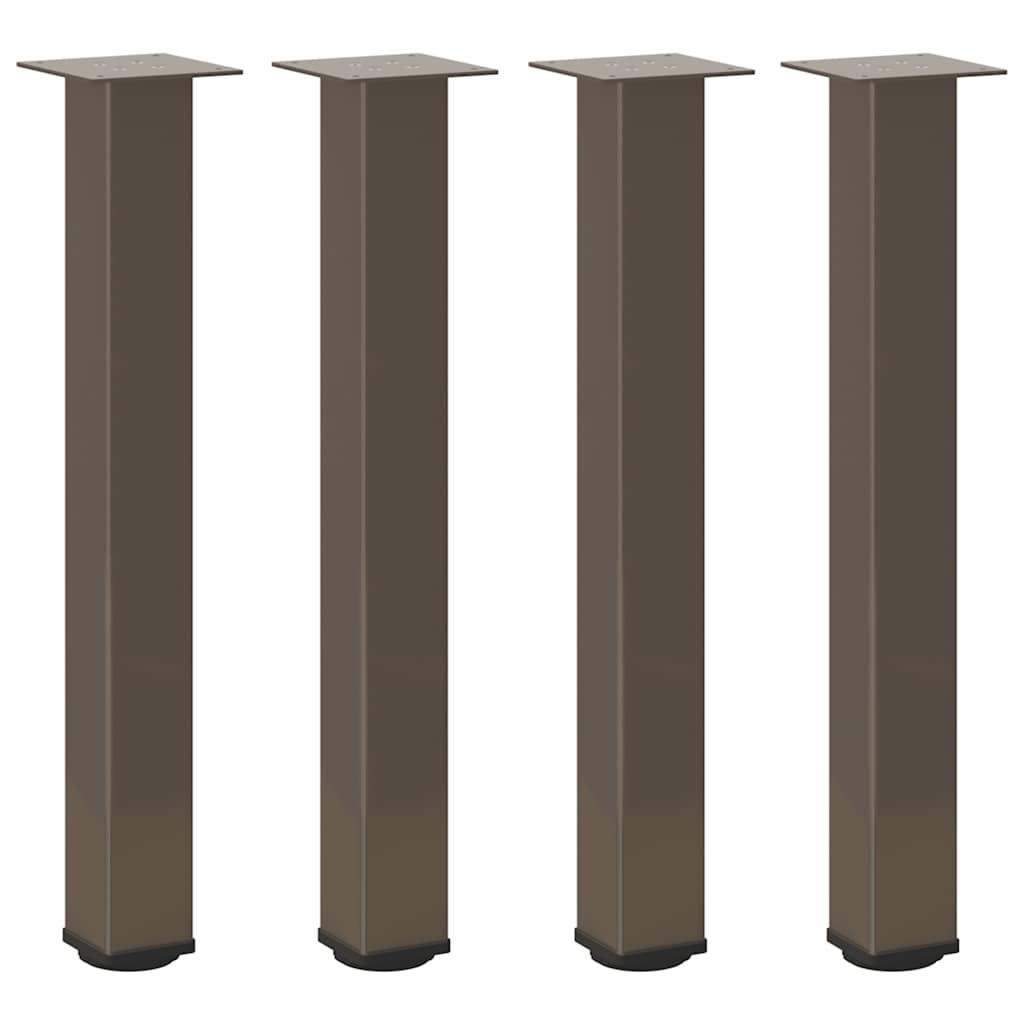 Console Table Legs 4 pcs Natural Steel 72-74 cm Steel