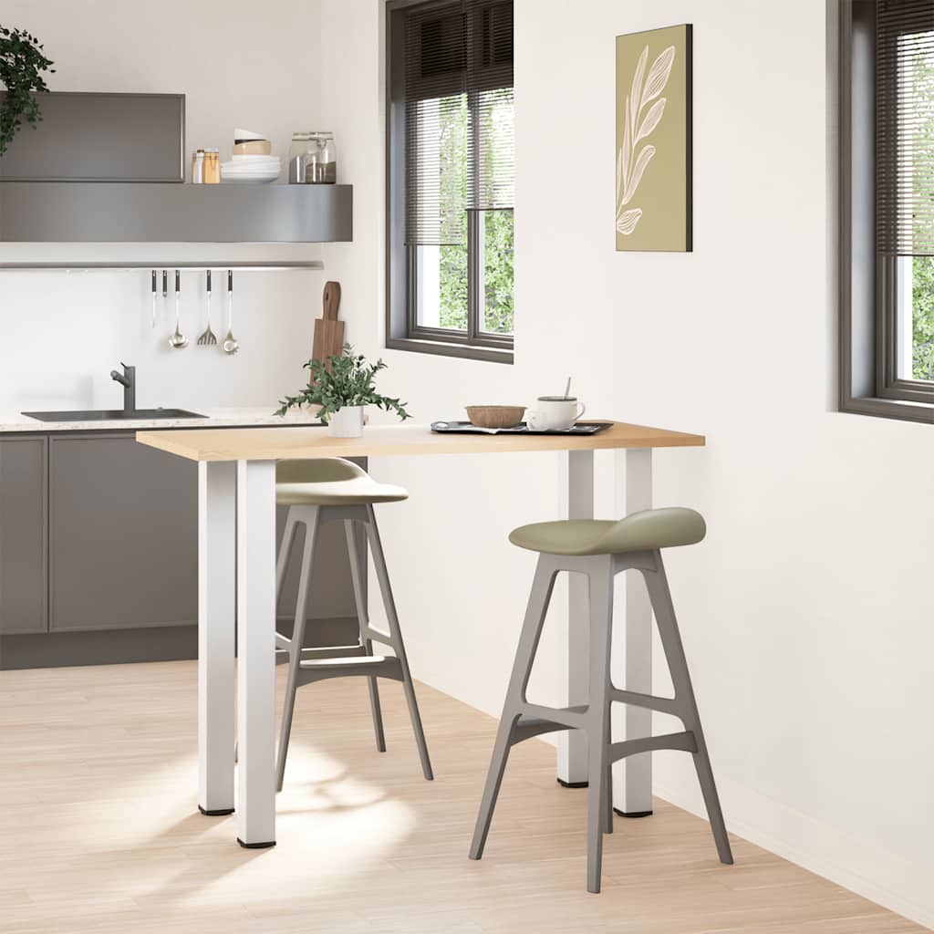 Bar Table Legs 4 pcs White 90-92 cm Steel