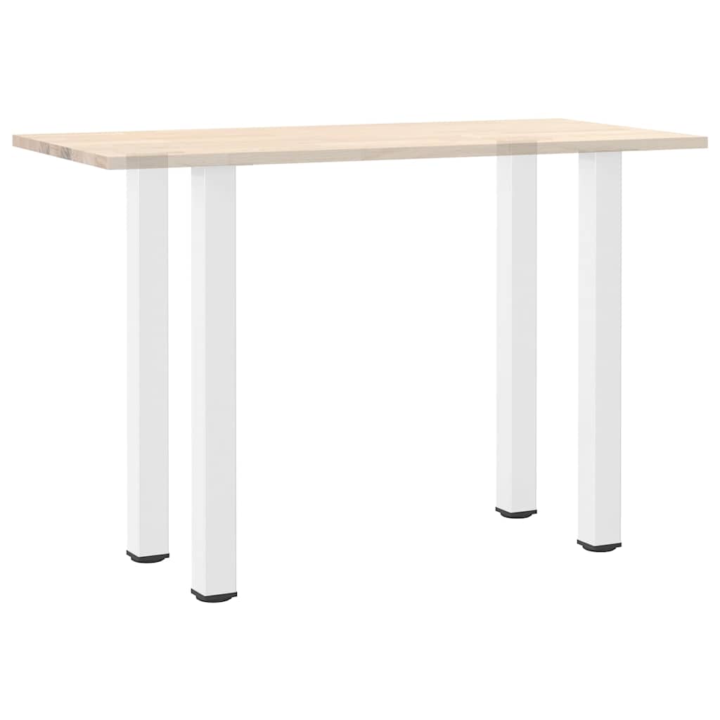 Bar Table Legs 4 pcs White 90-92 cm Steel