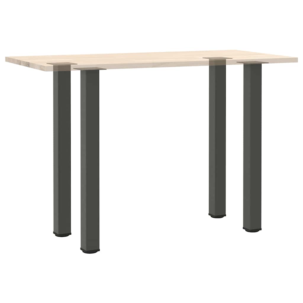 Bar Table Legs 4 pcs Anthracite 90-92 cm Steel