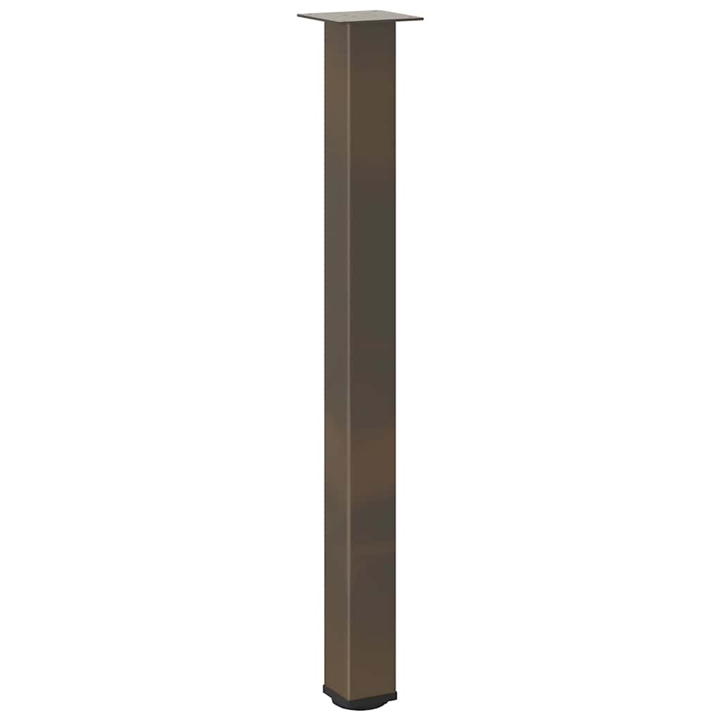 Bar Table Legs 4 pcs Natural Steel 90-92 cm Steel