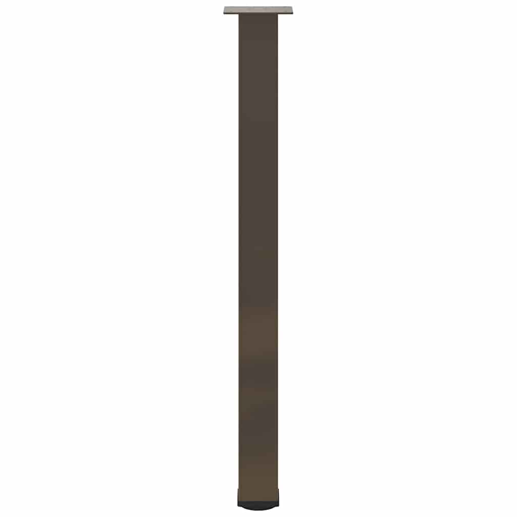 Bar Table Legs 4 pcs Natural Steel 90-92 cm Steel