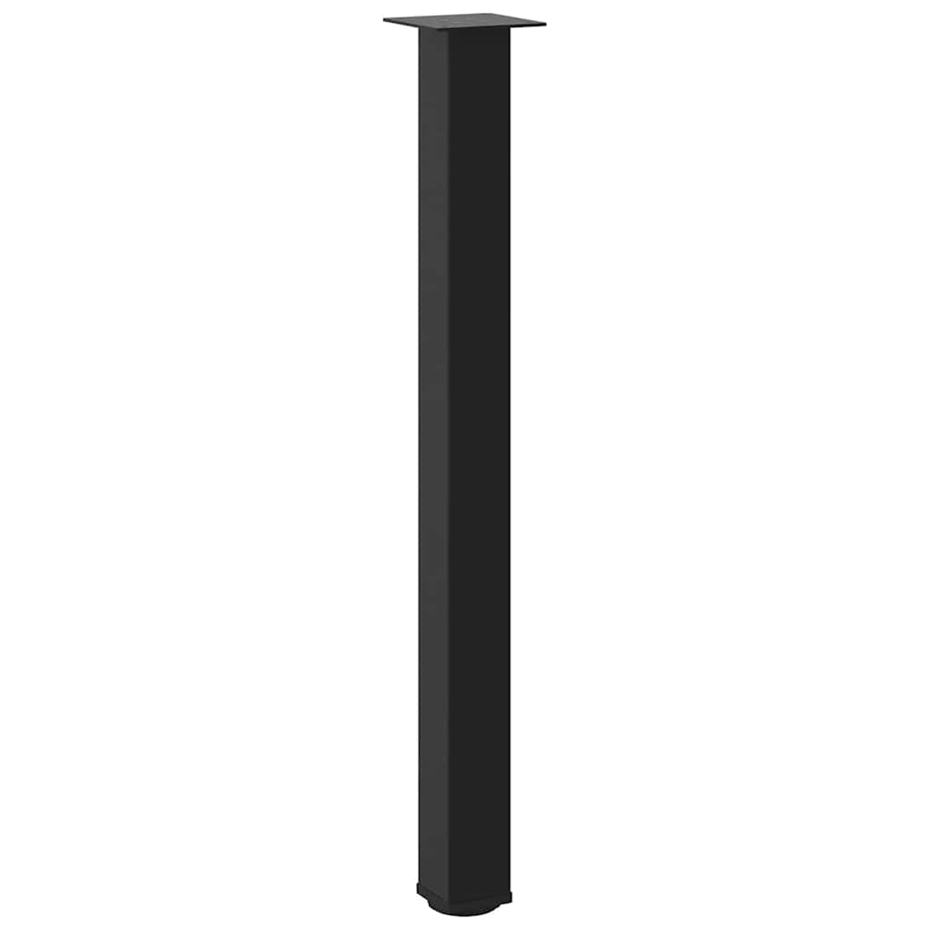 Bar Table Legs 4 pcs Black 100-102 cm Steel