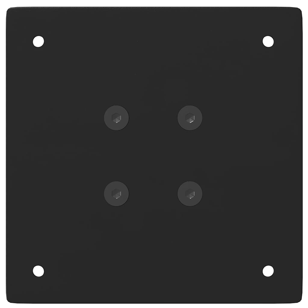 Bar Table Legs 4 pcs Black 100-102 cm Steel