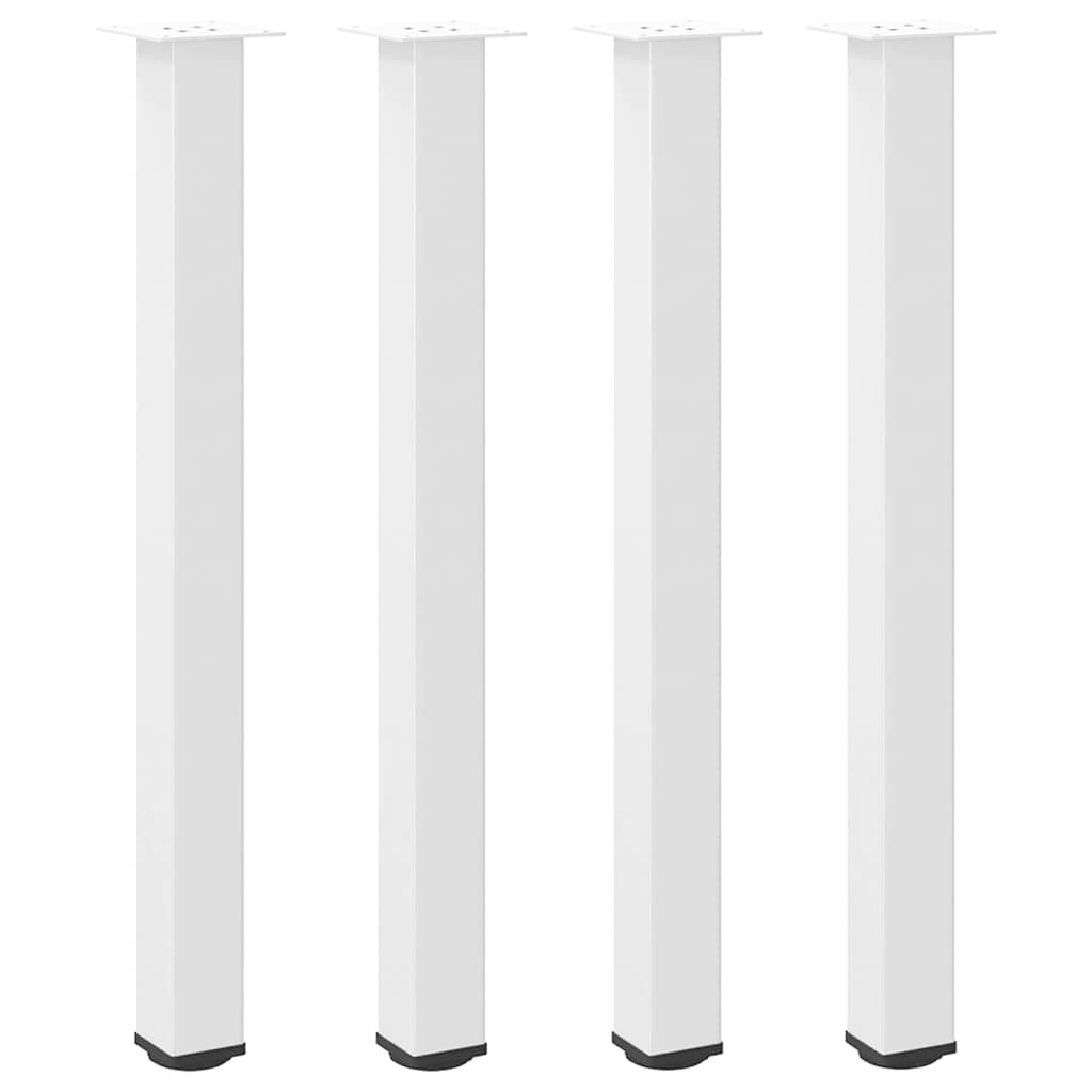 Bar Table Legs 4 pcs White 100-102 cm Steel
