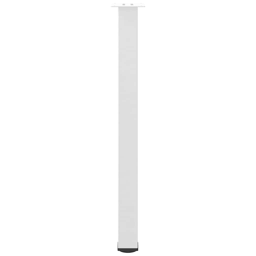 Bar Table Legs 4 pcs White 100-102 cm Steel