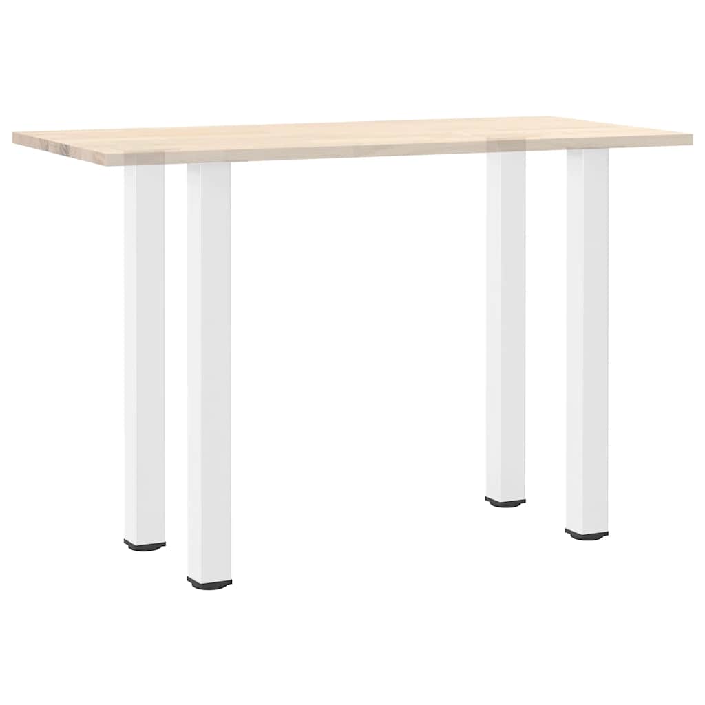 Bar Table Legs 4 pcs White 100-102 cm Steel