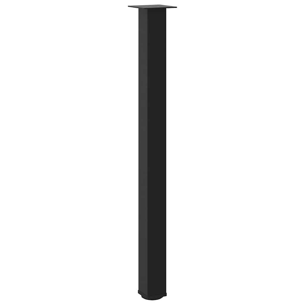 Bar Table Legs 4 pcs Black 110-112 cm Steel