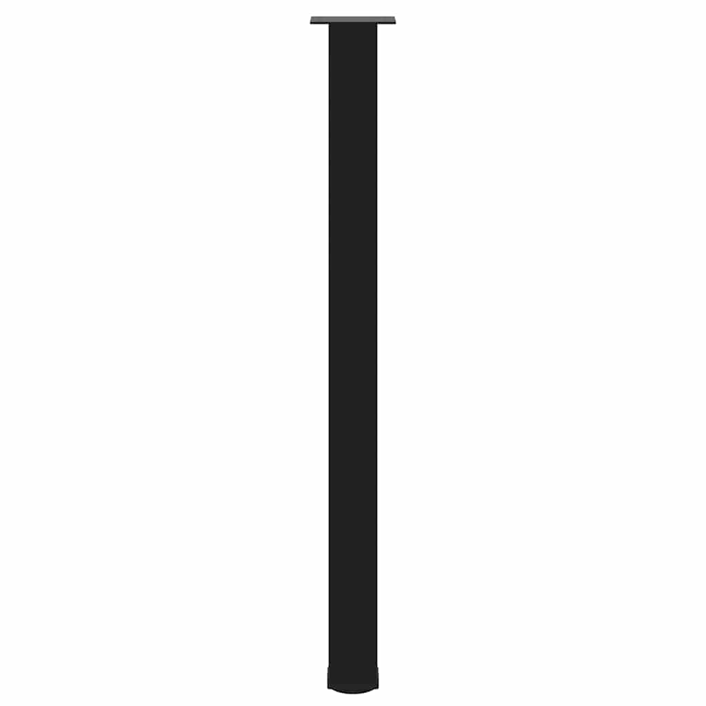Bar Table Legs 4 pcs Black 110-112 cm Steel