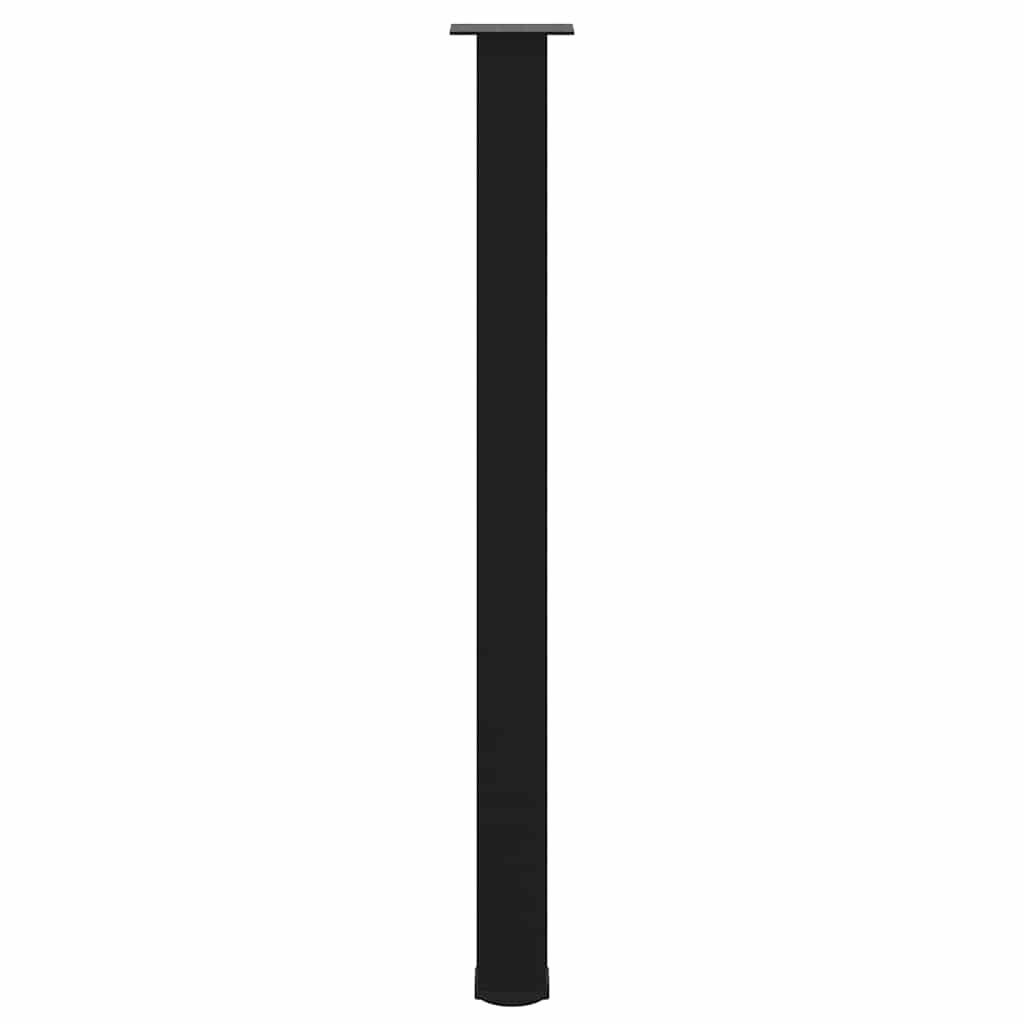 Bar Table Legs 4 pcs Black 110-112 cm Steel