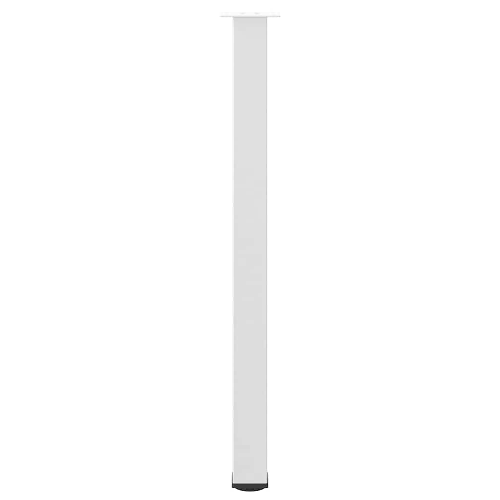 Bar Table Legs 4 pcs White 110-112 cm Steel