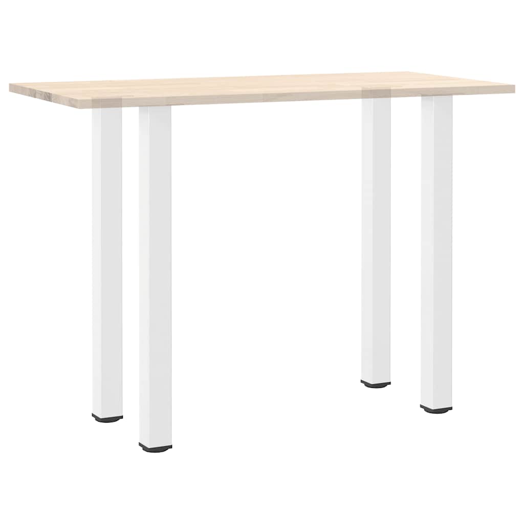Bar Table Legs 4 pcs White 110-112 cm Steel